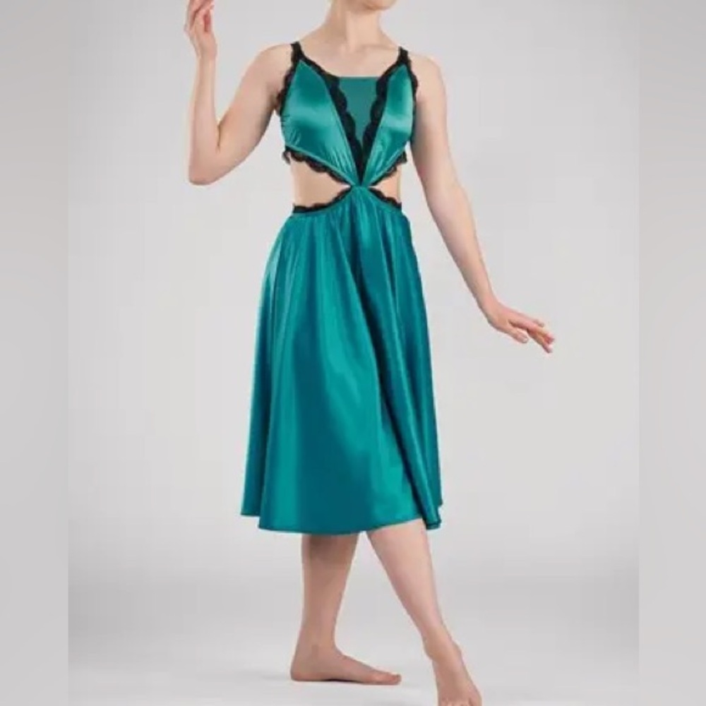 Weissman Elite “Decode” Teal Dance Costume